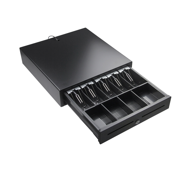 ширина ящика 405mm наличных денег POS RJ11 переключателя 3 12V 24V микро- Lockable