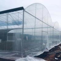 Estufa galvanizada quente do período da construção de aço da estufa agrícola da folha do polietileno multi