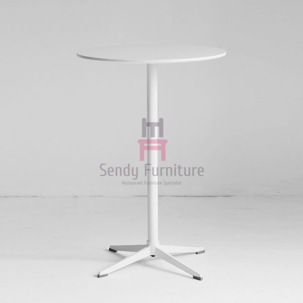 таблица округлой формы 2ft HDF высокая с алюминиевым основанием 4 звезд/стальной трубкой