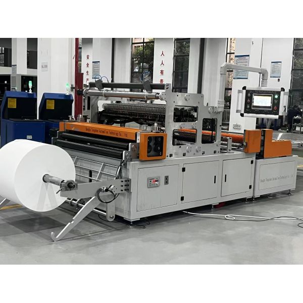 High Efficiency Filter Production Line 300mm Pleat Height Automatic HEPA  Filter Pleating And Gluing  Production Line