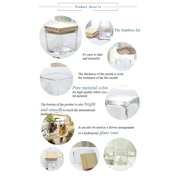 8 унций 10 унций 20 унций переработанные стеклянные бутылки для свечей цилиндрная форма OEM