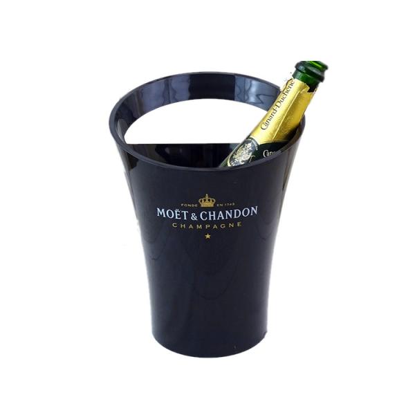 Limited Edition Branded Wine Accessories Plastic Moet Chandon Cooler Party Champagne Bottle Bucket