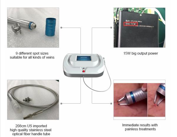 Nubway offer clinic use spider blood vessels removal vascular removal 980nm diode laser
