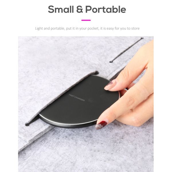 Alunimium 7.5w 10W Fast Charge Wireless Charger