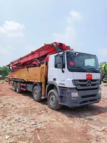 2019 SANY 56m bomba de concreto usada na Mercedes Benz em estoque com nova condição bom preço
