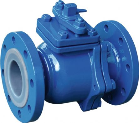 PFTE Lined Ball valve Butterfly valve check valve  stop valve Fluorine lined pipe fittings for Acid Chemical Tank