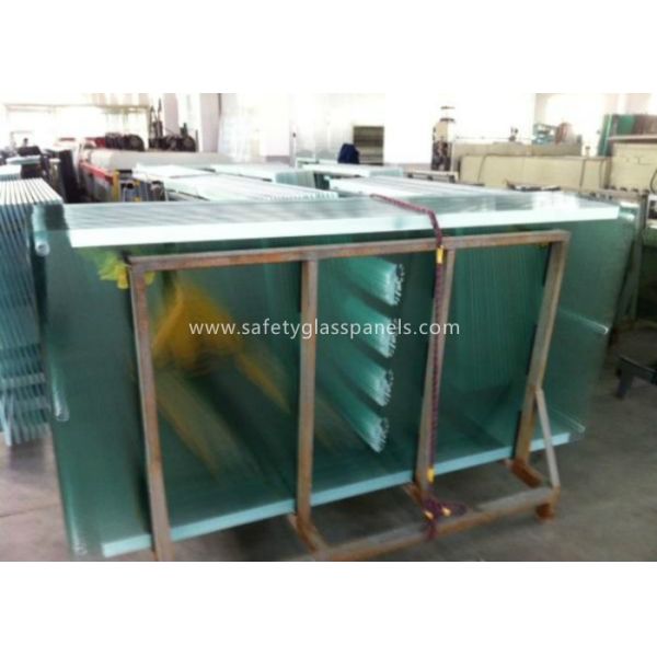 BS / ASTM Approve 12mm Toughened Safety Glass For Subway Station