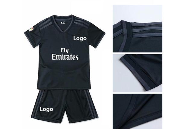 Custom kids soccer jersey full kit with socks football jersey for kids