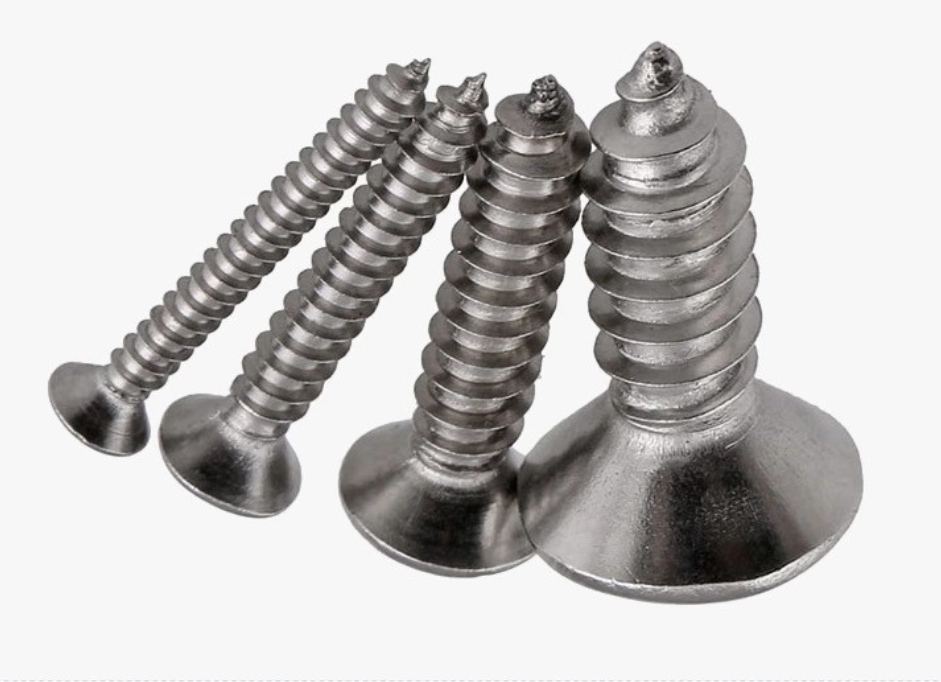 ANSI/ASME Standard SS304 SS316 Stainless Steel Self Tapping Deck Screw DIN7982 for Construction Corrosion Resistant