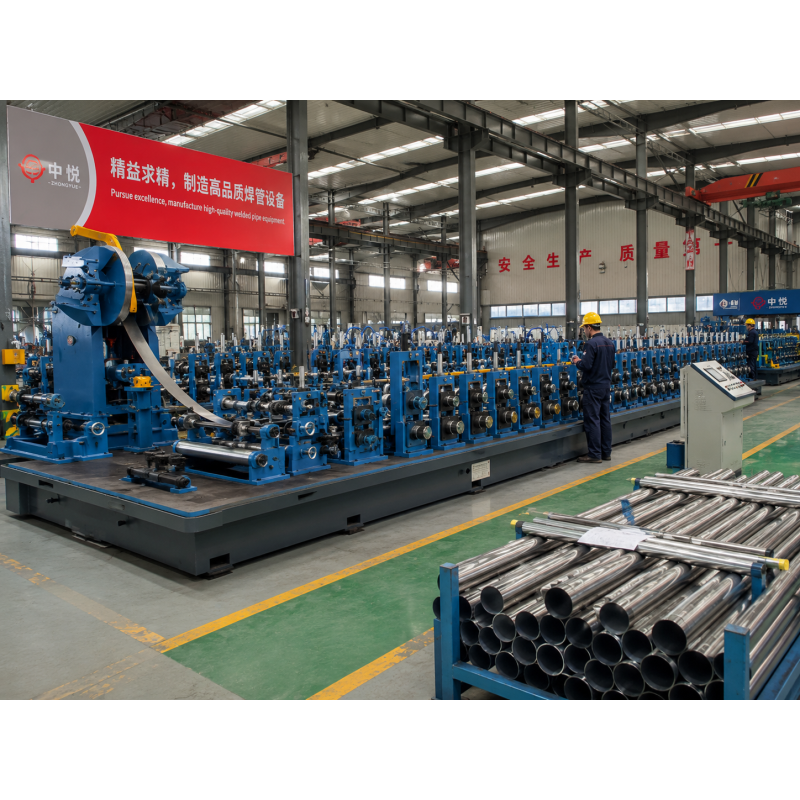 100kW Solid State HF Welding Tube Mill Machine ZY16 Φ8-18mm Steel Pipe