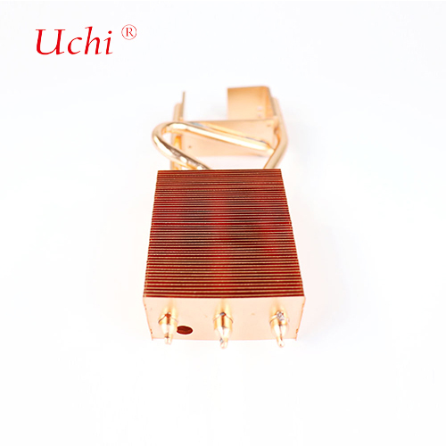 220W Copper Fin Heat Sink Buckle Type for Projector Lamp Optical Cooling