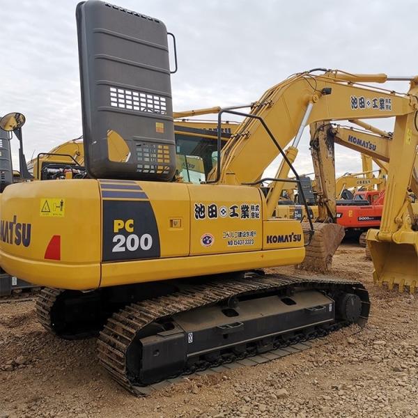 20 Ton Used Komatsu Pc200 Excavator-Second Hand Crawler Excavator 2001-4000 Hours