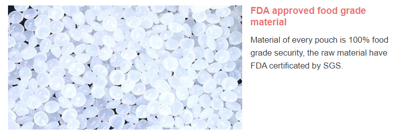 Anti Static Thickness 0.09mm CPP Ziplock Stand Up Pouch