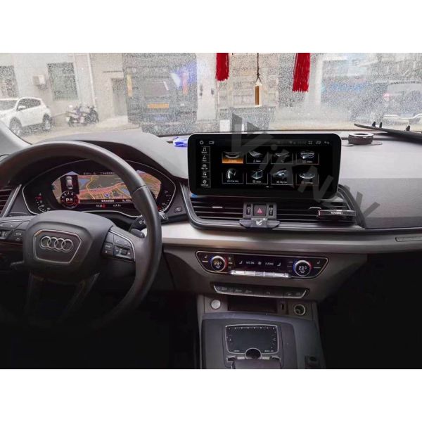 Экран блока радио андроида C.P.U. Audi 8 ядров главный на Q5 2010 до 2017