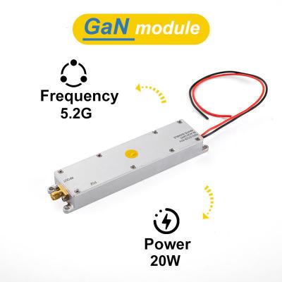 5150-5350MHz Módulo GaN de 20 W para Contador Fpv Módulo de Amplificador de Potência de PA Anti Drone