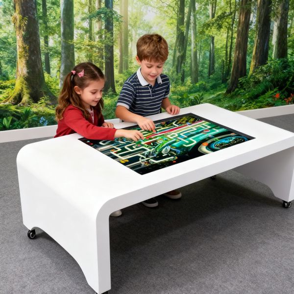 Table tactile interactive Polikids Wood Structure 32 pouces pour enfants