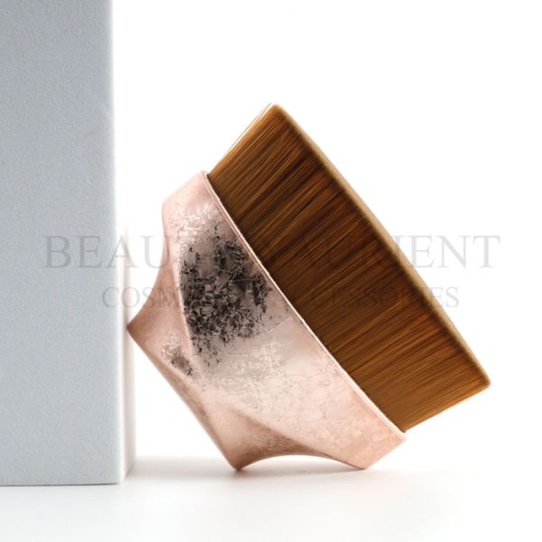 OEM ODM Mold X Shape Kabuki Makeup Brush Flat Liquid Foundation Brush