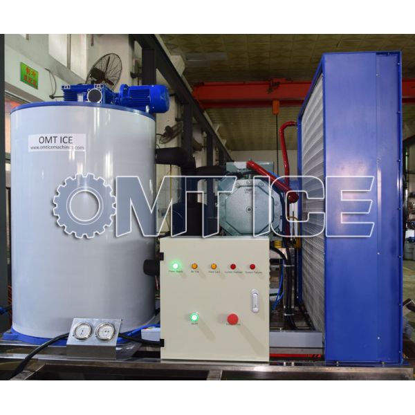 3P Fresh Water 5ton Ice Flake Maker Machine 2.2mm Thickness Snow Flake Ice Maker