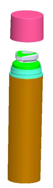 PP Cosmetic Airless Bottles Travel Friendly 30ml 50ml 100ml 150ml 200ml