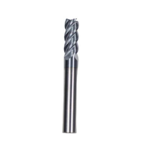 HRC60 AITiN Coated Carbide End Mill For Steel, Hard Steel, Iron Carbide Corner Radius Mill Cutter