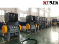 Máquina plástica de la trituradora de la trituradora de las botellas del PVC del solo eje