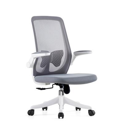 Modern Style Office Chair With Mesh Backrest Wheels And Swivel Function