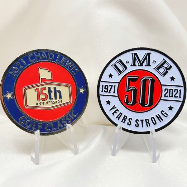 Custom Challenge Coin with Laser Engraving 3D Logo and Gold Plating for Souvenir and Commemorative Purposes
