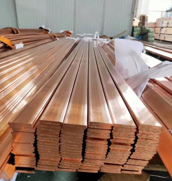 C11000 Copper Flat Bar T2 Red Copper Flat Strip JIS C1100 for Structure
