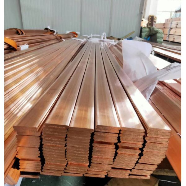 C11000 Copper Flat Bar T2 Red Copper Flat Strip JIS C1100 for Structure