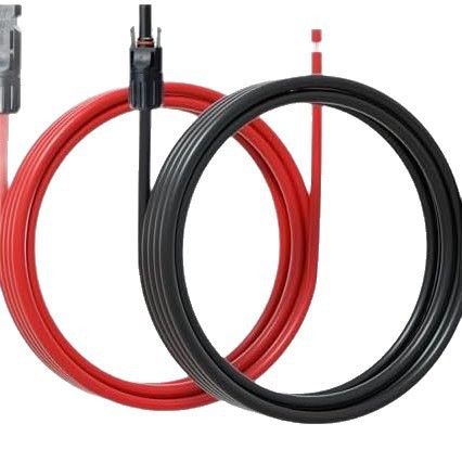 Photovoltaic panel extension cable, 4/6 square solar panel connecting wire, MC4 connector, DC cable