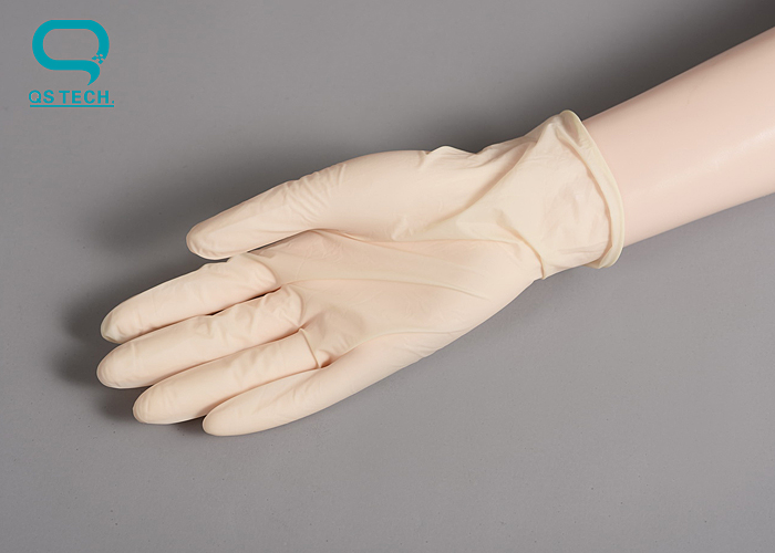 Тип устранимого латекса перчаток чистой комнаты материальный Stretchable для одиночной пользы только