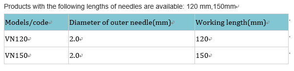 SS 304 120 мм длина Игла Veress в хирургии живота одноразовый Veress Surgsci