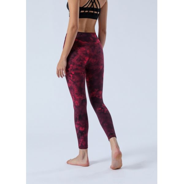 Printed No Front Midseam Ladies RGS Non See Through Leggings 210gsm