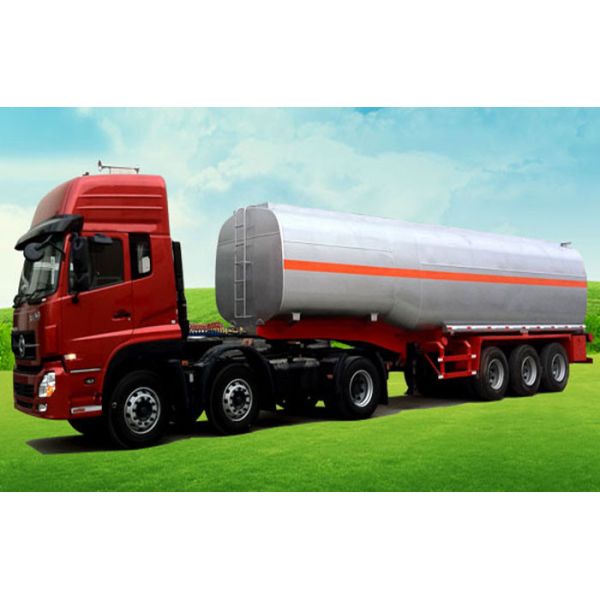 Engrase llevar semi el camión de remolque, 55 toneladas de 60cbm del manganeso de petróleo de camión de acero del buque