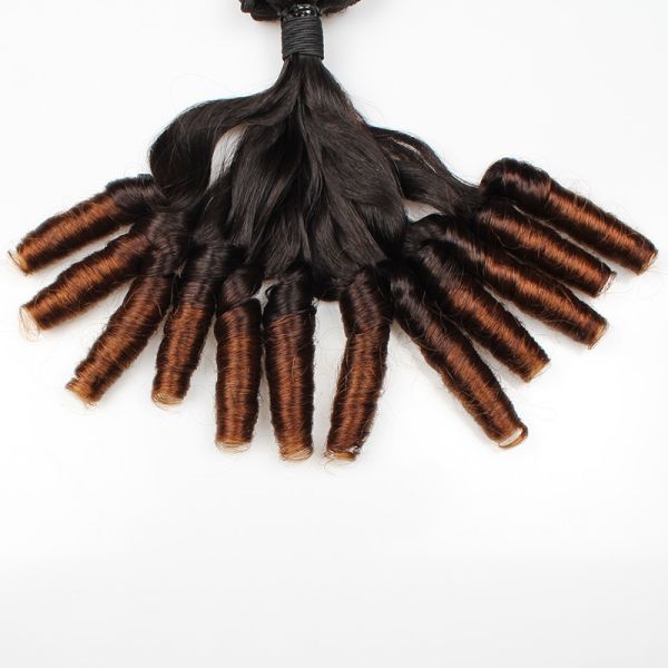 Ombre Color Human Hair Materail And Hair Extension Type Virgin Indian Hair Wave