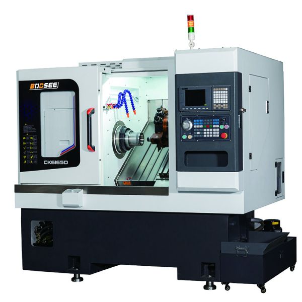 Máquina CNC de torno para máquina CNC de Metal máquina de torno de bancada inclinada CNC de Metal para torneado automático