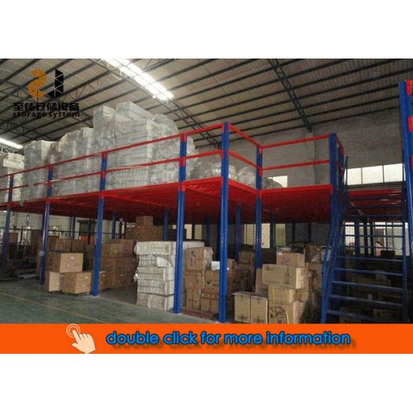 2 Layer Building Mezzanine Floor Heavy Duty Steel Mezzanine Structure Metal
