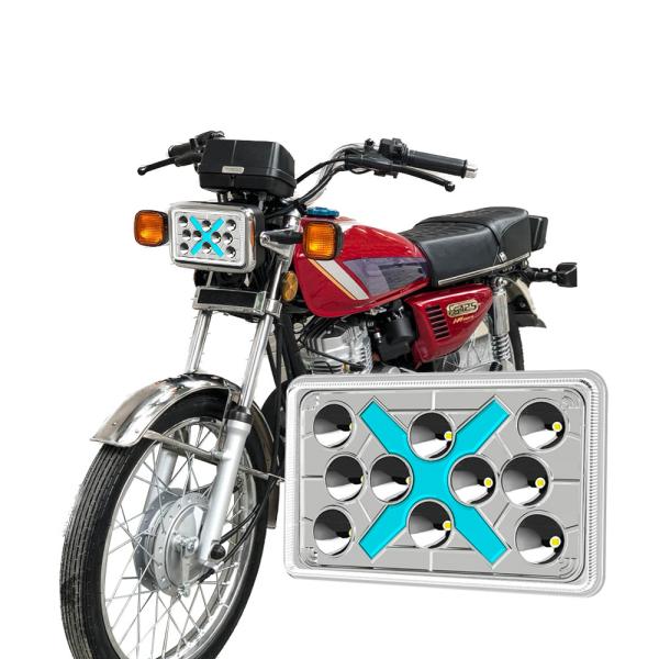 Farol LED de motocicleta de luz baixa vermelho azul rosa DRL para YAYE CG125 DC12V por YAYE