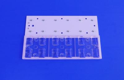 90x126 o grau 12W conduziu o transmitância transparente da lente PMMA 93% da disposição