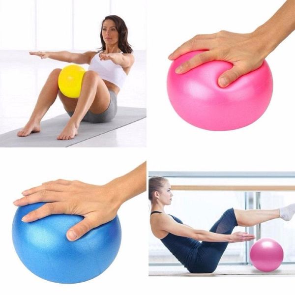 Small Exercise Ball for Yoga Pilates Barre Physical Therapy Stretching And Core Fitness