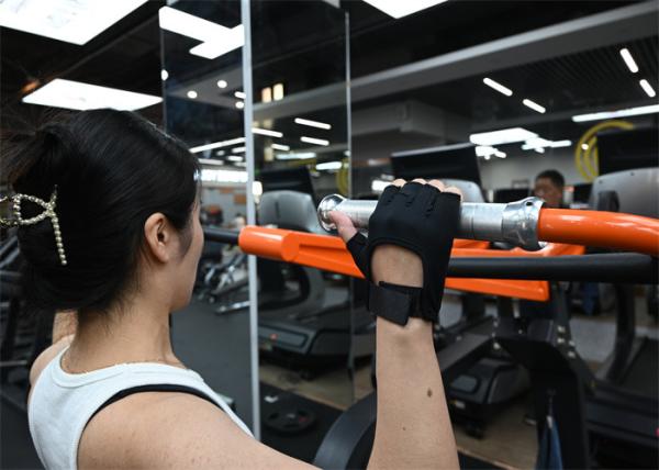 Luvas de fitness femininas Proteção total da palma do pé Luvas de mão do ginásio Preto