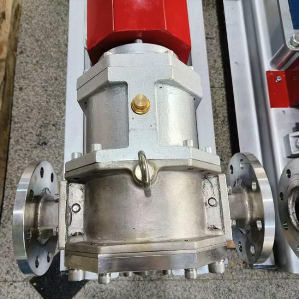Tri Lobe Rotors Industrial Lobe Pump For High Viscosity Medium SS316 Rotors