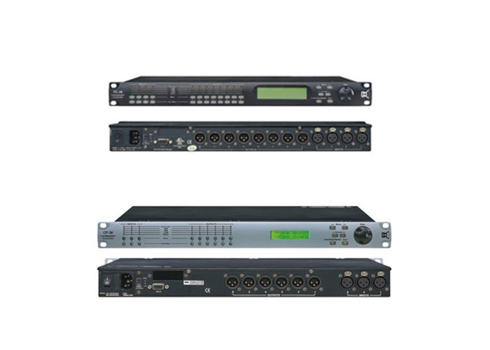 High End Audio Video Processor , PA Processor 4 ins 8 out Dsp Dj Speaker Management