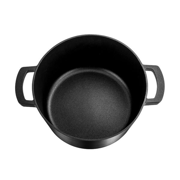 Durable Non Stick Cooking Pot 9 Inch Milk Warmer Pot 12.3cm Height