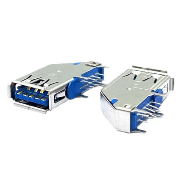 LCP UL94V-0 A Micro USB Socket Connector Female PCB Mount ODM