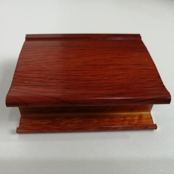 6063 подгонянный деревянный финиш прессовал профиль алюминиевого окна/алюминиевые разделы двери для здания