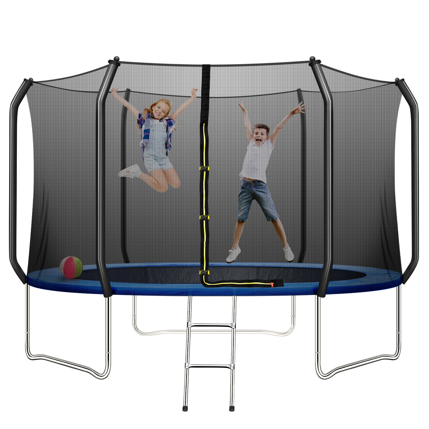 Applicable Scene AJUNION 10ft Trampoline for Kids Jumping in Park or Kindergarten