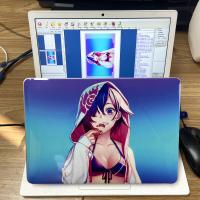 Impresora y cortador de etiquetas de vinilo troquelado con cubierta adhesiva de piel Daqin para Notebook