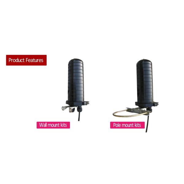 4 Ports PC 96 Fiber Optic Cable Splice Closure Pole Wall Mount Dome Mechanical