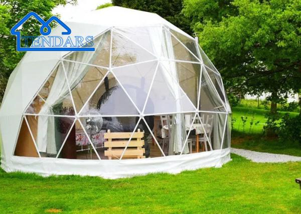 Outdoor Diy Geo Dancing Commercial Dome Tent Flame Redartant UV resistente à água